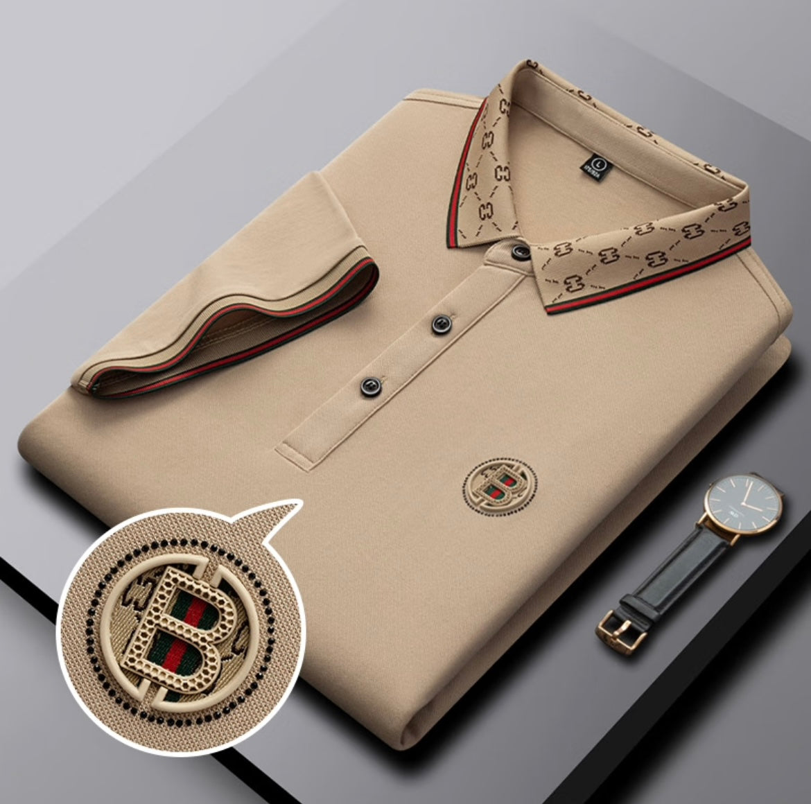 Minimalist Mark Polo T-Shirt